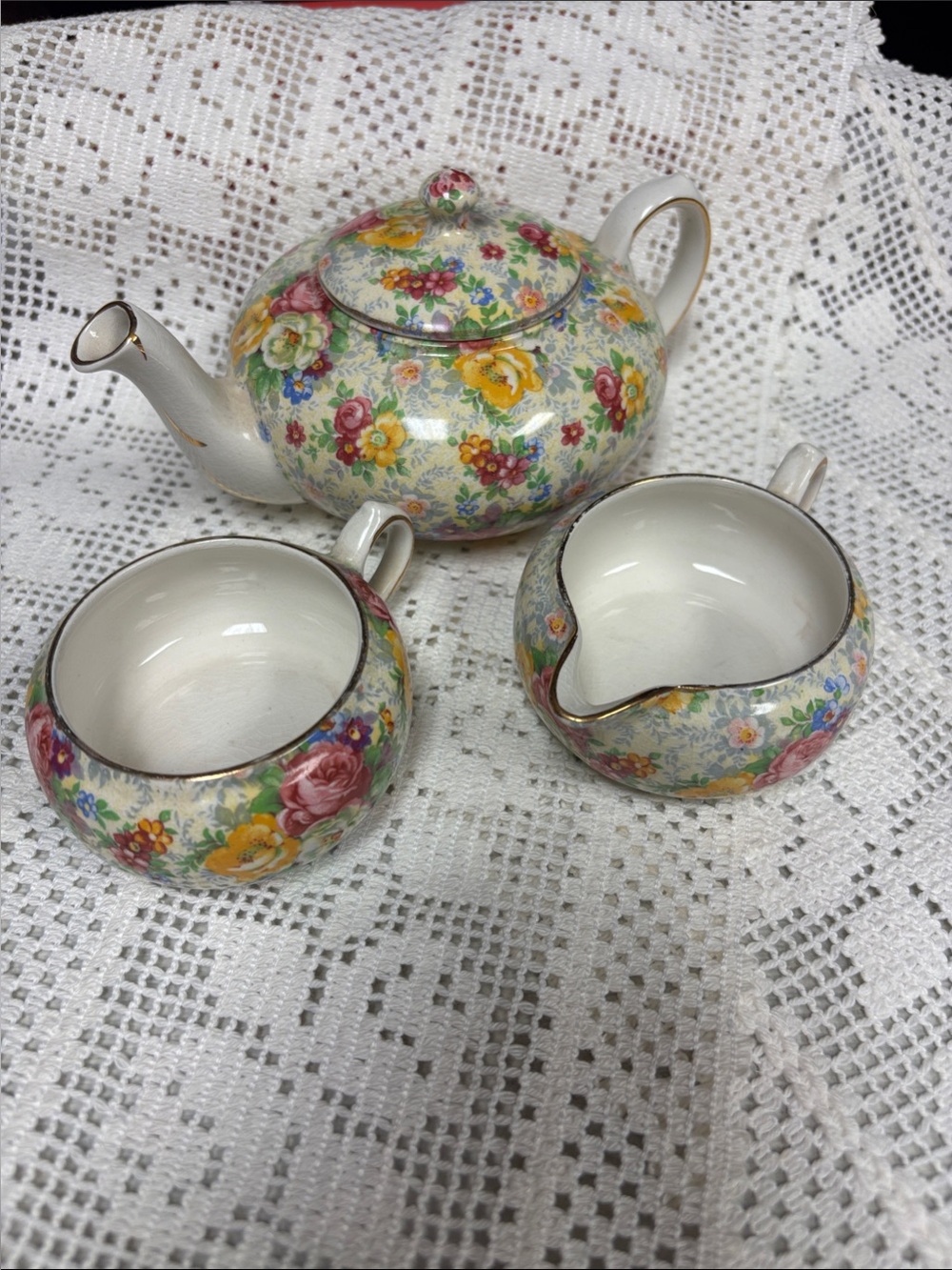 Lord Nelson Rose Time Stacking tea set Made in England - Picture 3 of 13